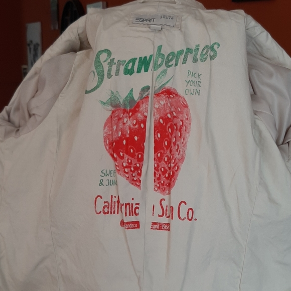 ESPRIT cream casual blazer size 8 - Picture 4 of 7